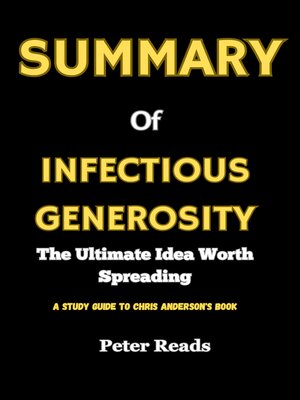 cover image of SUMMARY    of   INFECTIOUS GENEROSITY